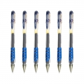 日本百乐（PILOT）BL-WG-5子弹头防滑中性笔啫喱笔签字笔 蓝黑色0.5mm6支装