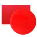 亚信（Arxin）NO.024 小号红色方型胶垫 加厚高弹性印章垫银行印台垫财务专用盖章软垫子敲章垫办公用品