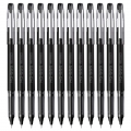 晨光(M-G)文具0.5mm黑色中性笔 MG666系列考试签字笔 全针管水笔12支/盒AGPB4501