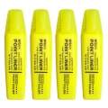 晨光（M-G）荧光笔单头彩色标记记号笔MG2150 黄色 12支装